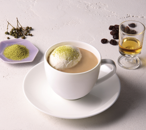 ラムレーズンミルク珈琲