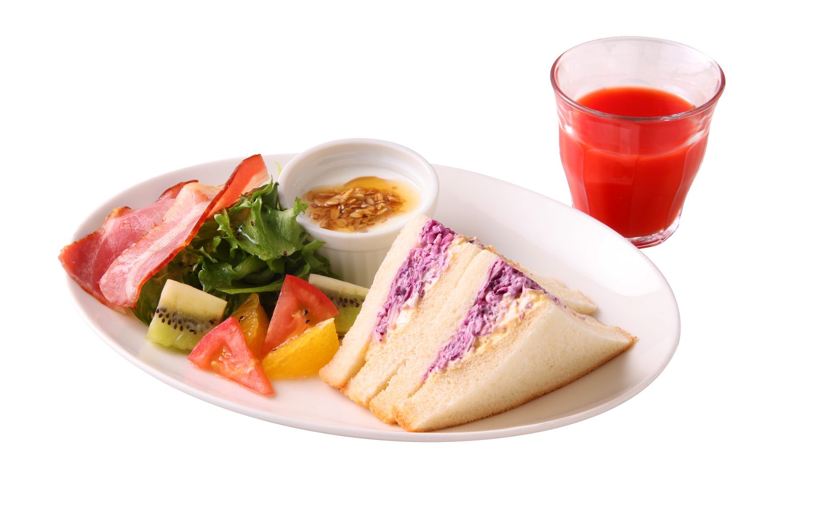 コールスローたまごサンドプレート