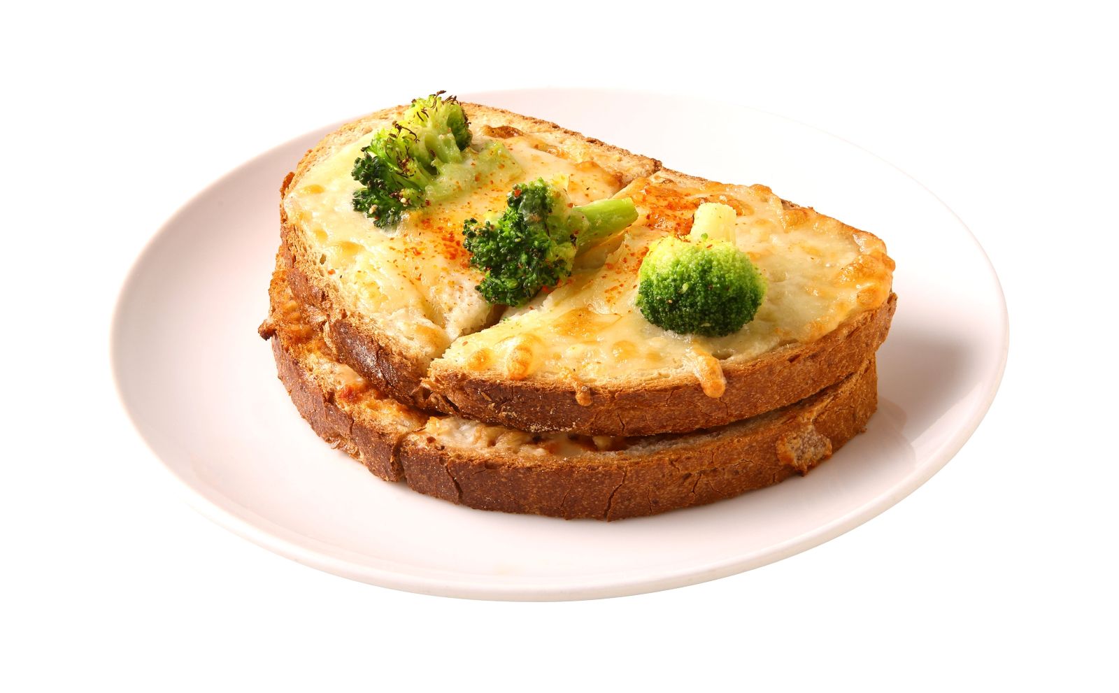 ブロッコリーとクルミのグラタンサンド