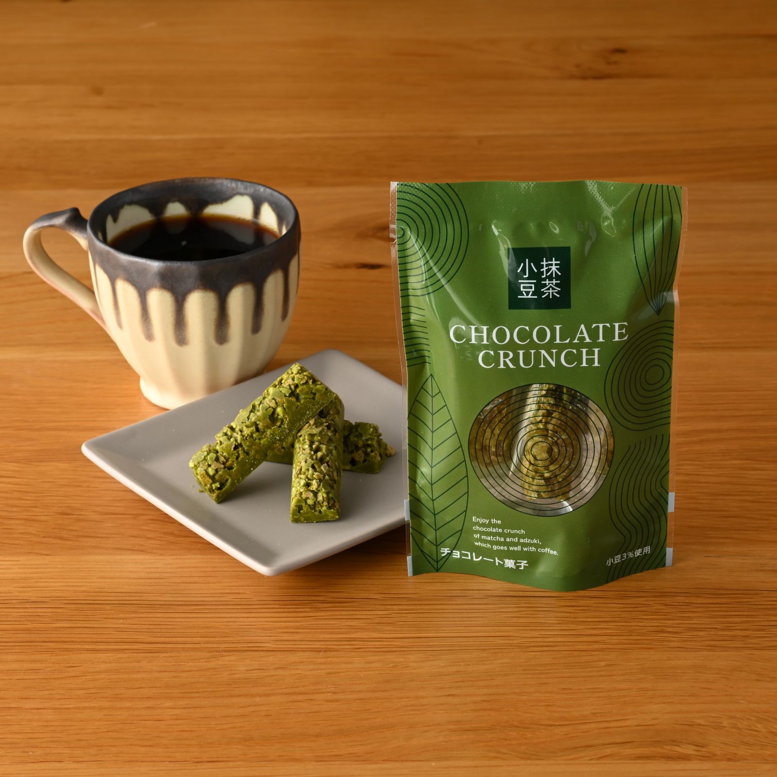 抹茶小豆クランチ 3個入り